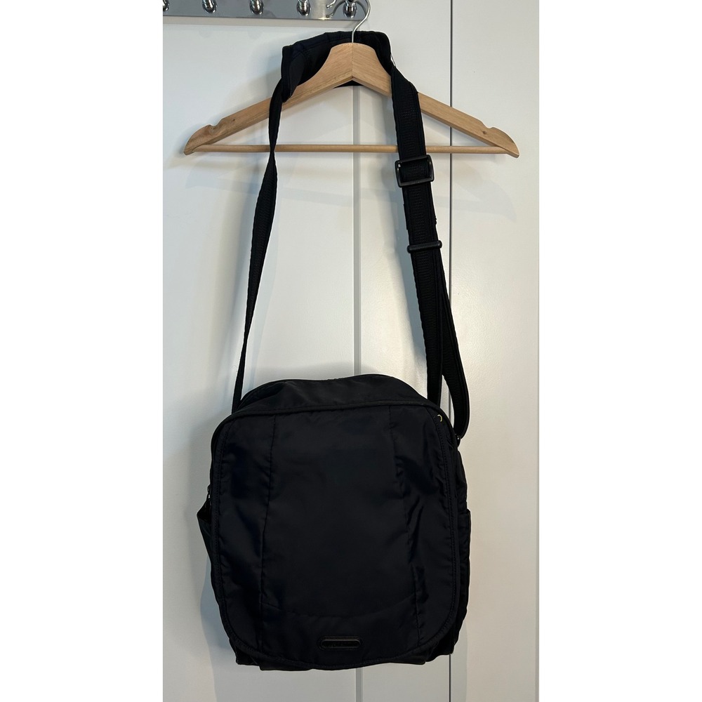Pacsafe Metrosafe LS200 Anti-Theft Travel Crossbody Messenger Bag Black RFID‎